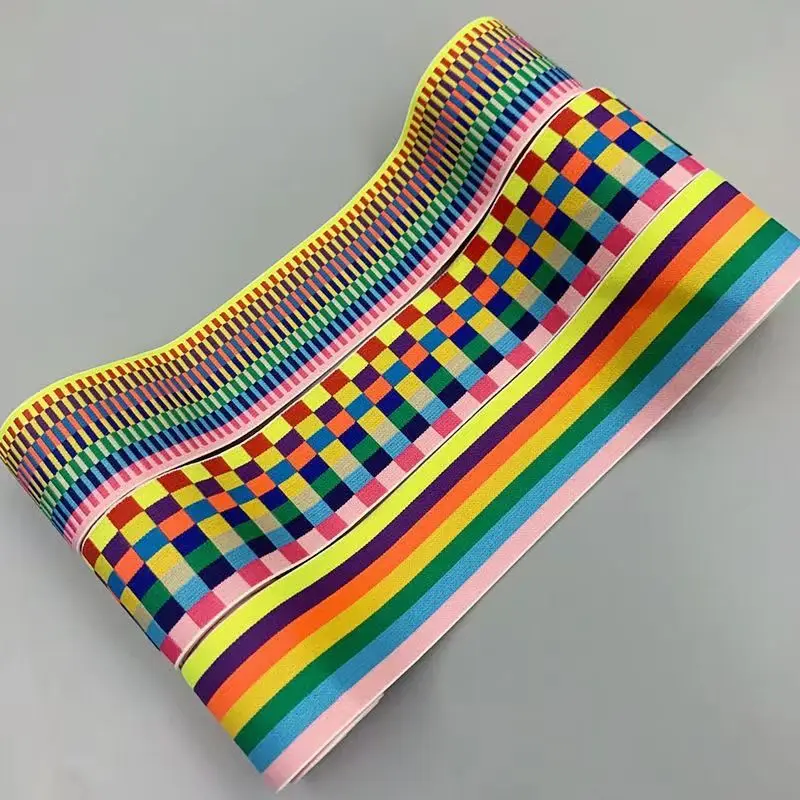Color bright elastic band change pants skirt waist thickened elastic rubber band widened side clothing accessories