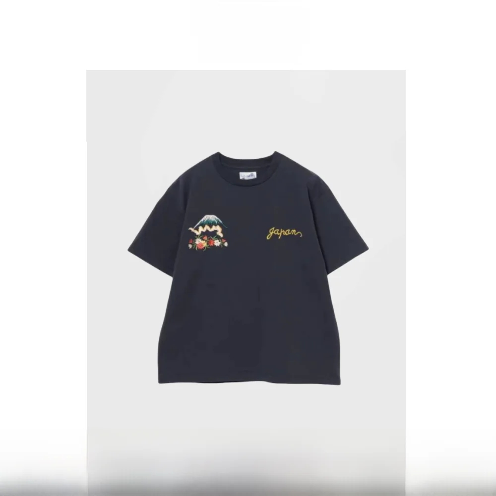 

Свободная повседневная футболка с вышивкой в стиле ретро в японском стиле ort Sve, универсальный удобный топ на весну и лето