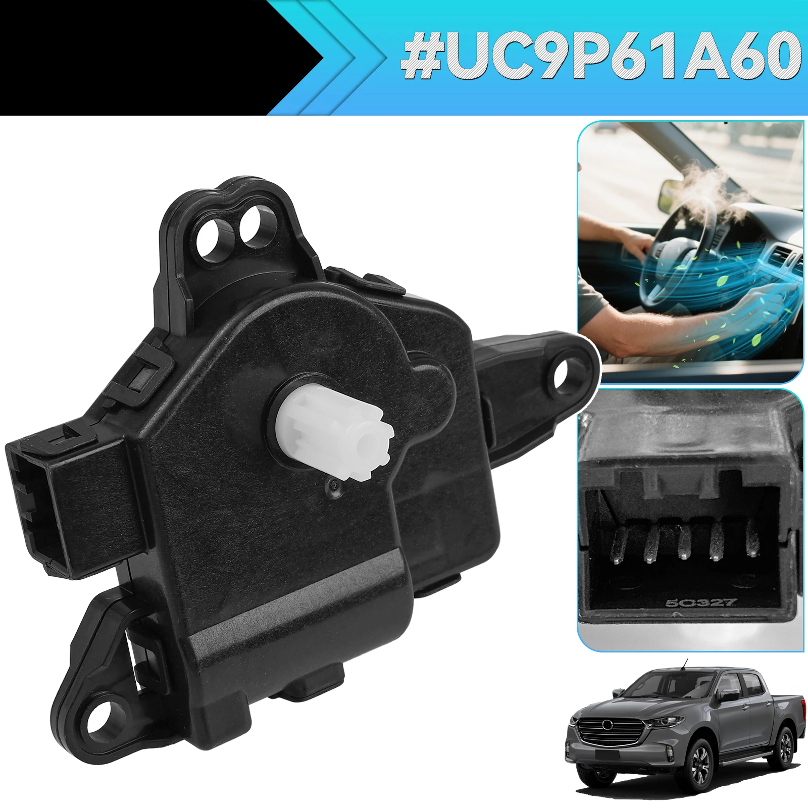 Car Heater Temperature AC Blend Door Motor HVAC Actuator For Ford Ranger PX Mazda BT-50 BT50 2011-2025 UC9P61A60 AB3919E616BA