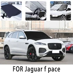 Car snow cover frontcover for Jaguar f pace Snowblock heat insulation sunshade Antifreeze wind  Frost prevention car accessories