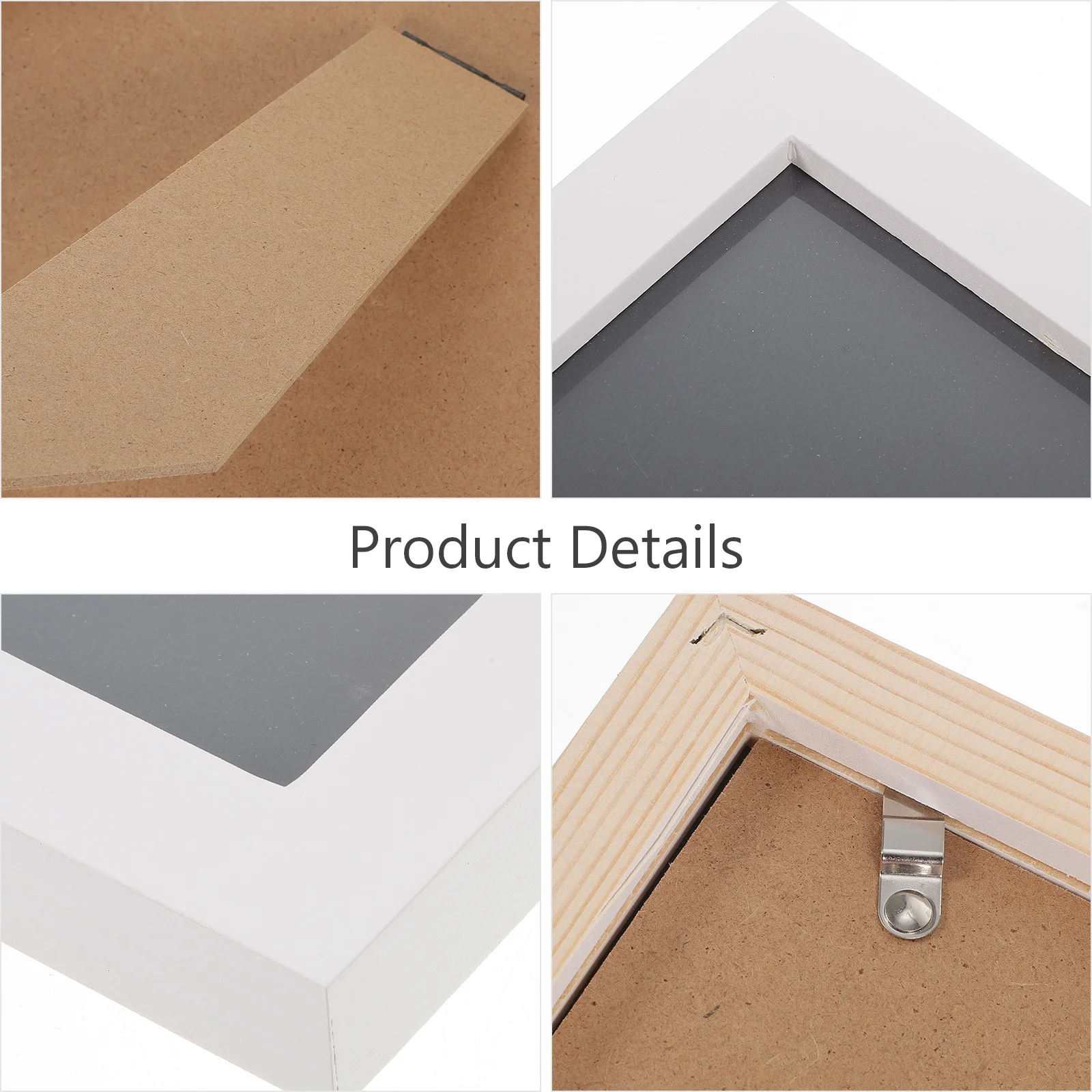 Storage Box CD Frame Vinyl Record Frames for The Home Photo Desk Display DVD Wooden