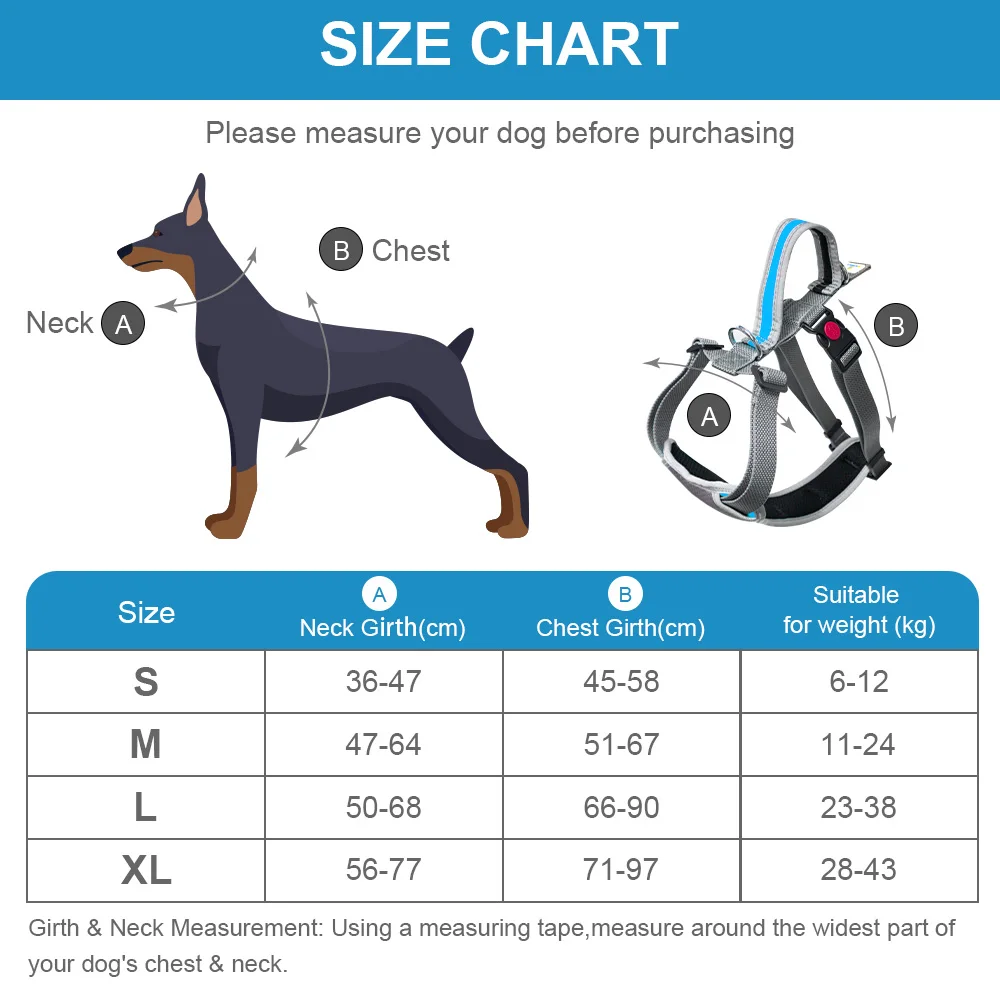 Spersonalizowane szelki dla małych i dużych psów APETDOLA No Pull regulowane oddychające szelki odblaskowe kamizelka dla psa kołnierz