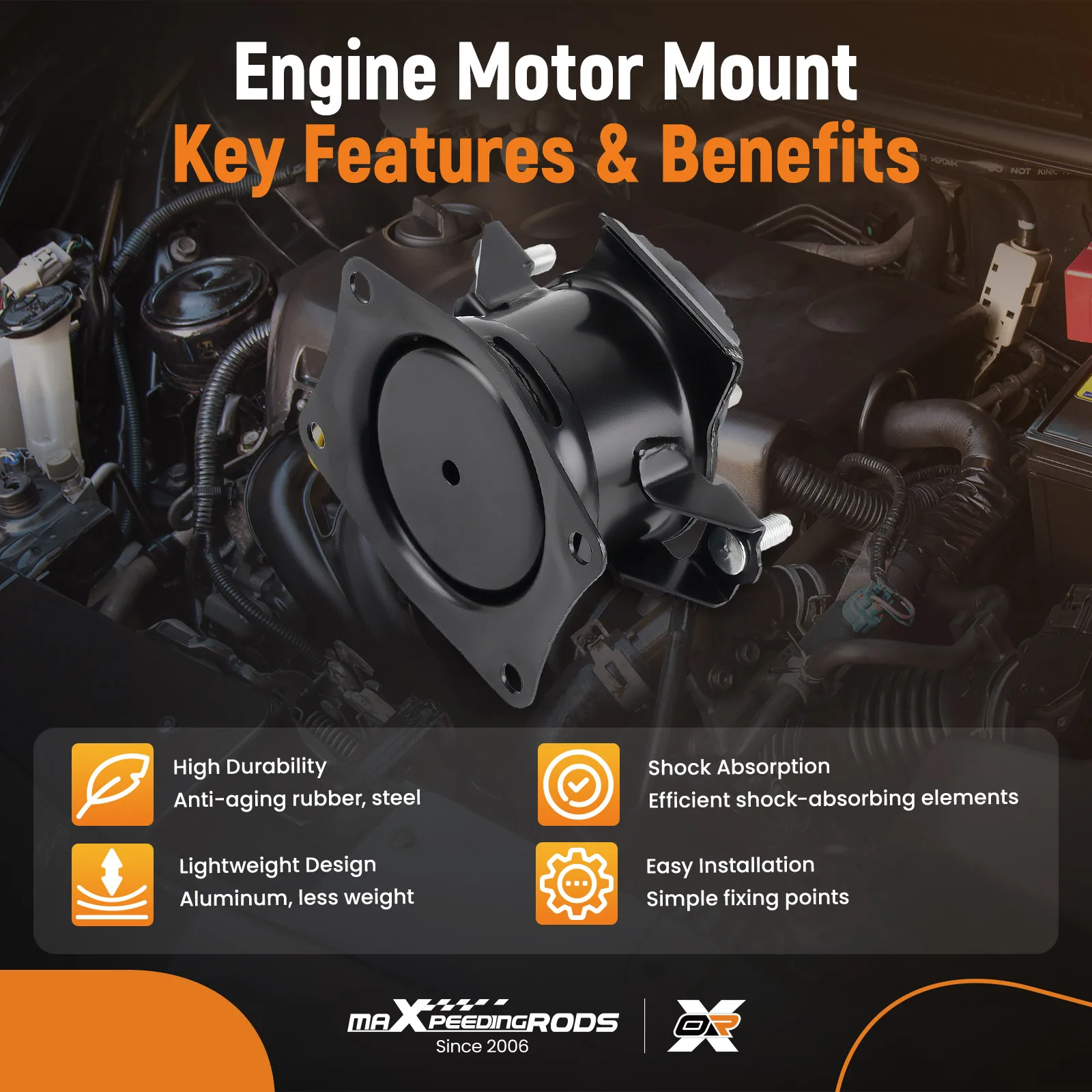 6x Engine Motor & Trans Mount For Acura TL Base V6 3.2L Sedan Auto 07-08 A65022