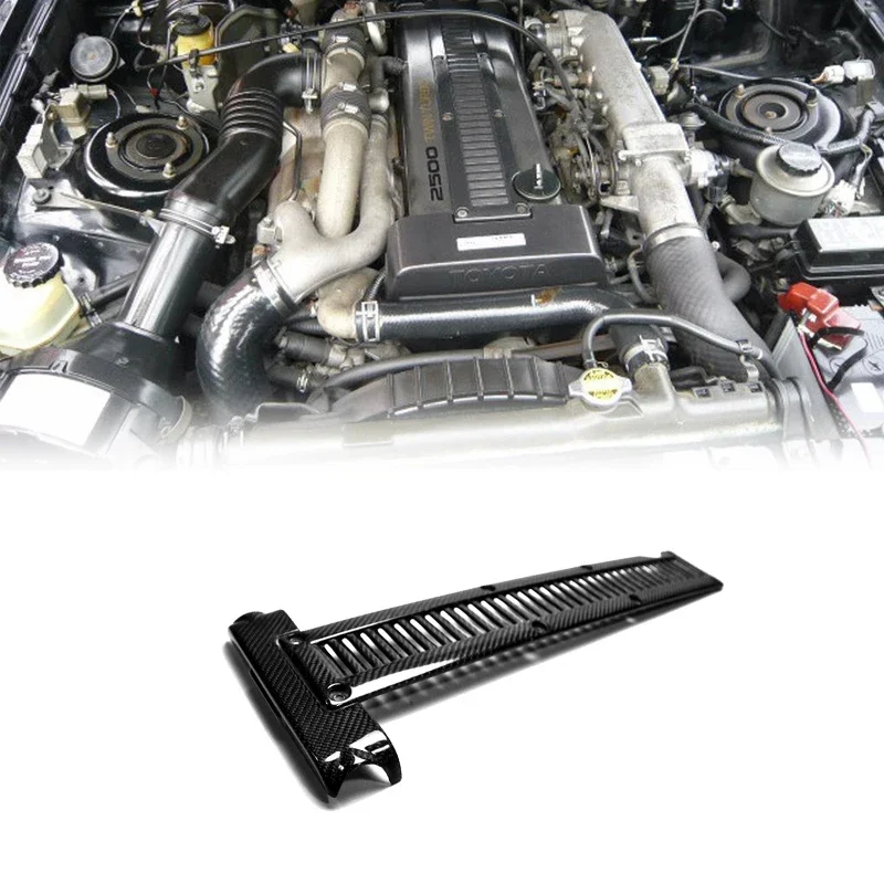 Car-styling For Toyota Supra 1JZ Real Carbon Fiber Engine Plug Cover
