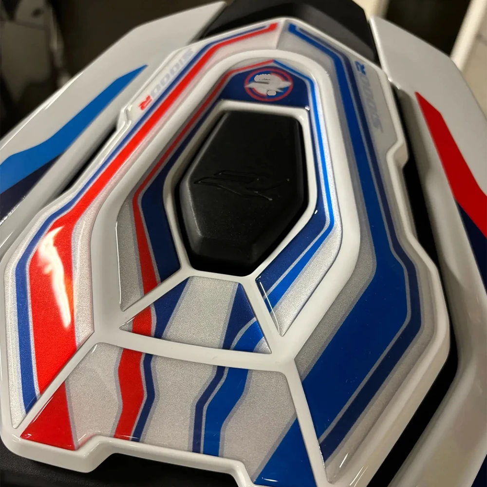 Autocollant de carénage de couverture de siège arrière, autocollant de bosse, gel 3D, BMW S1000R S1000 R S 1000 R 2020 2021 2022 2019