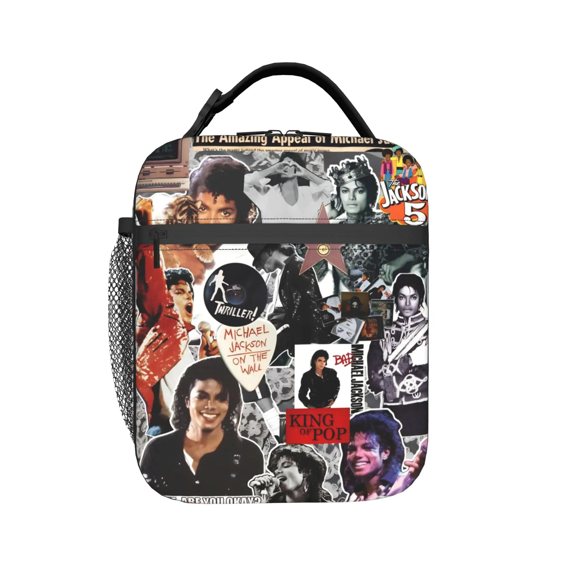 Singer Michael Jacksons MJ 2026 Insulated Lunch Bags for Men Women  Food Container Portable Thermal Cooler Lunch Boxes For Work