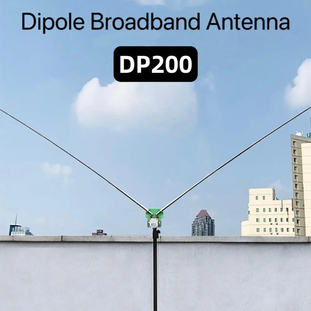 Positive V-Shaped HF Shortwave Dipole 14-54MHz Fully Assembled Portable Radio Communication Receiving Equipment