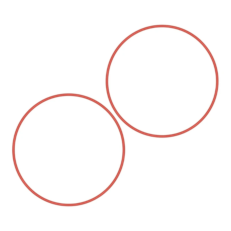 M2EE 2 ชิ้นยาง Band ฝาปิด Strap ซิลิโคนทนความร้อนล็อคสายรัดสำหรับ 6/7/8 Quart หม้อหุงช้าการบำรุงรักษา