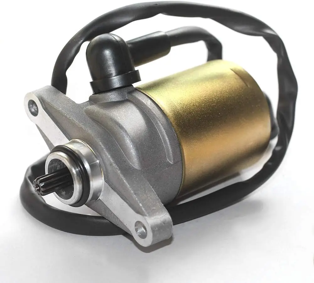 10 Teeth Starter Motor with Wire Cable for GY6 49cc 50cc Scooter 139QMB Moped ATV Go Karts TAOTAO SUNL ROKETA TANK BAJA