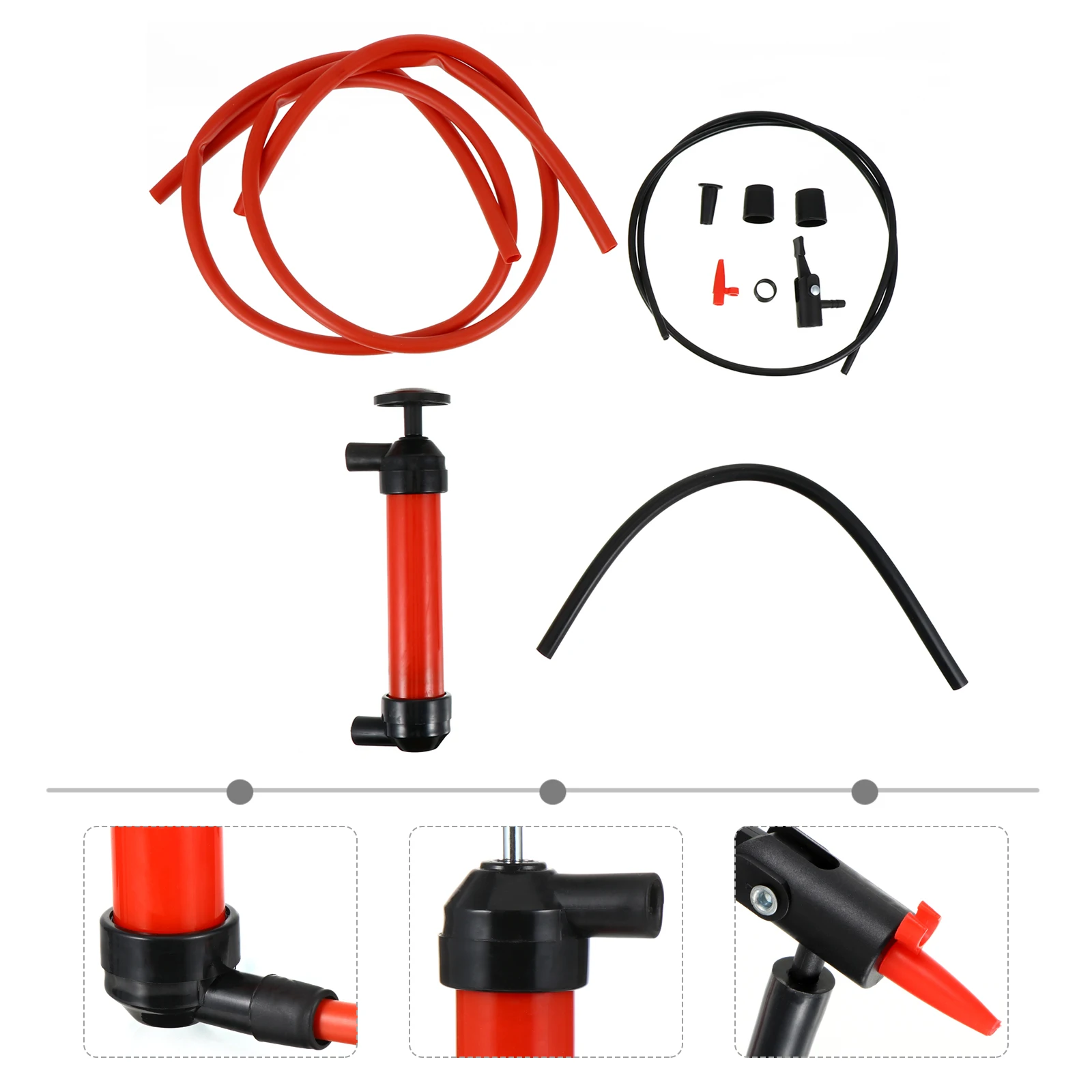 

1 set Handheld Fuel Transfer Pump Petrol Diesel Oil Resistant Hose Siphon Manual Car Accessories Water Suction Tool