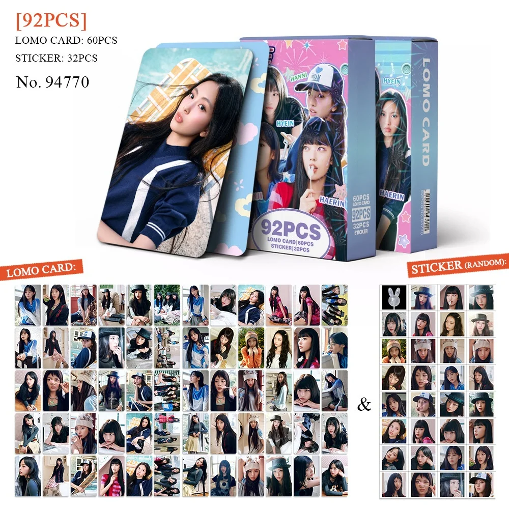 92PCS Single ALbum Mini LOMO Card Photocards HD Fans Collection Cards Decorative Present Gifts