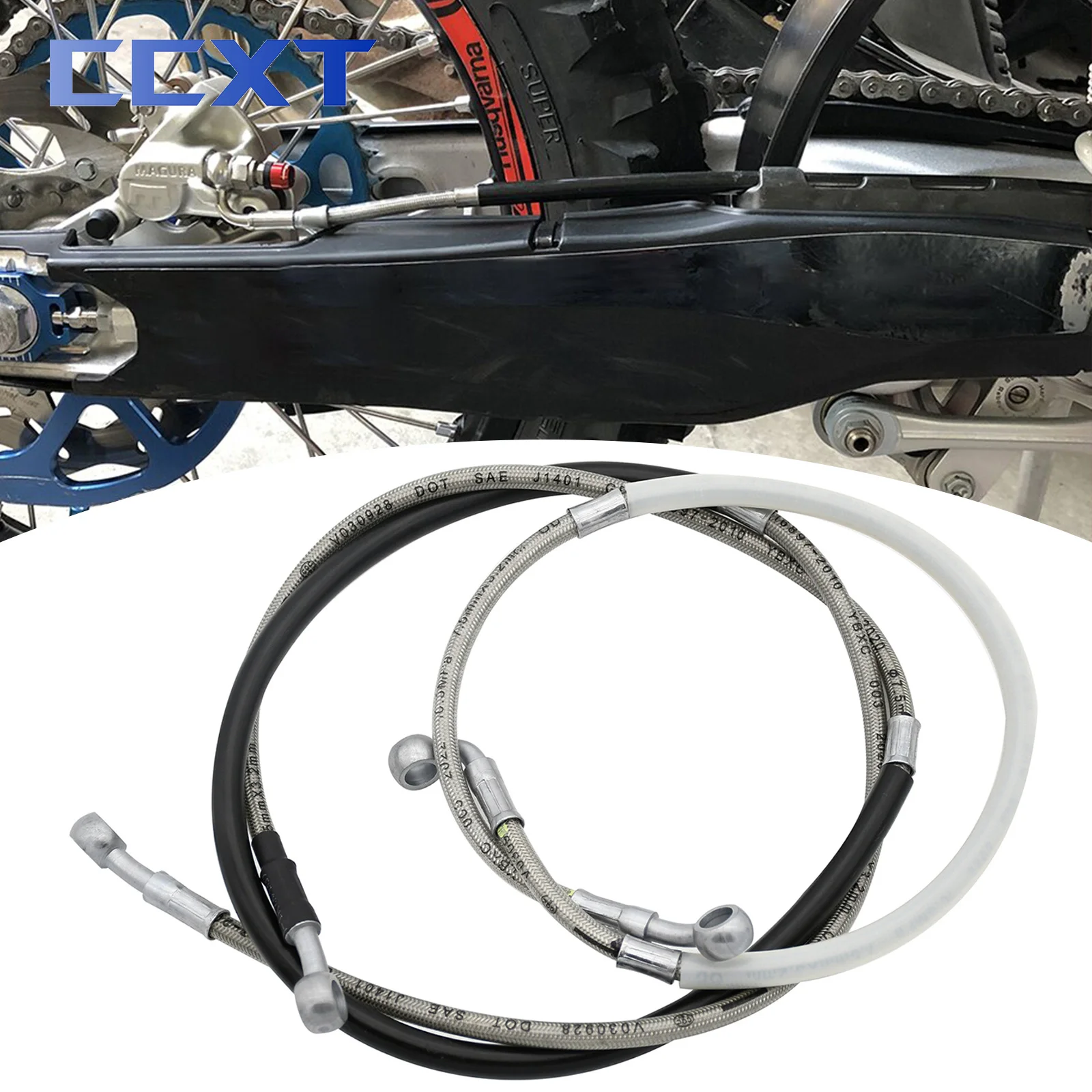 Motocycle Front & Rear Brake Oil Hose For EXCF KTM EXC SX SXF XC XCF 530 500 450 400 350 300 250 200 150 125 2014-2023 Universal