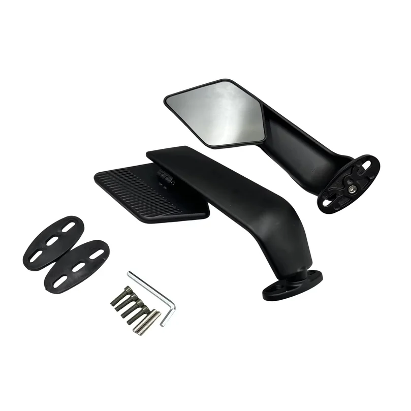 Nuevo Espejo Retrovisor Universal Modificado para Motocicleta Eléctrica, Espejo Retrovisor de Gran Visión, Compatible con Honda, Yamaha, Kawasaki