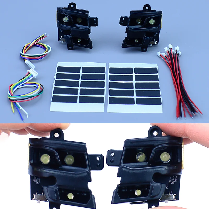 

770S Led Headlight&taillight Double Flash Mode Sequential Turn Signals for 1/14 Tamiya RC Truck SCANIA 770S 56368 56371 Car