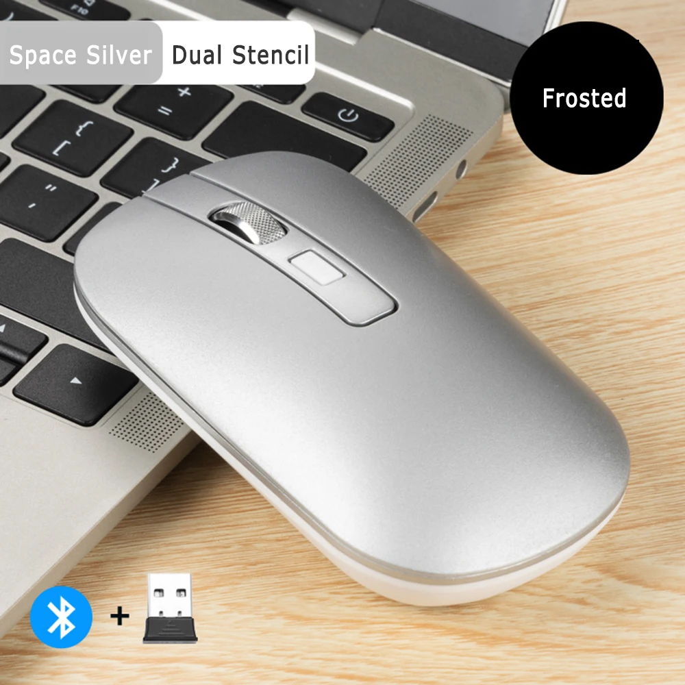 Mouse ergonômico recarregável sem fio, Muizen Draadloze