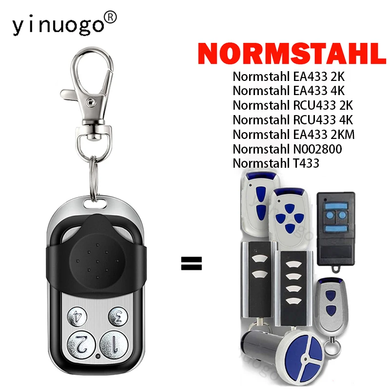 

NORMSTAHL Remote Control NORMSTAHL EA433 2KS 2KM 4K RCU 433 4K 2K N002800 T433-4 Garage Remote Control 433.92MHz Rolling Code