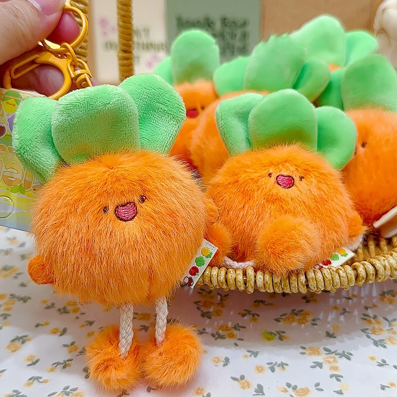 

Брелок с анимированной плюшевой куклой Veggie; Очаровательный брелок с мягкой игрушкой; Подвеска для кошелька; Акцент на рюкзак; Уникальный подарок.