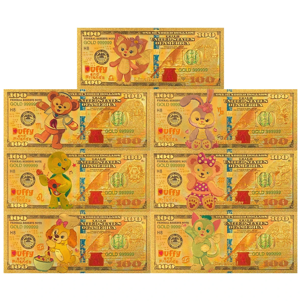 Karty Banknotowe Premium All Style Anime Gold One Piece Series Edycja Limitowana Kolekcja Hobbystyczna Prezent dla Fanów i Przyjaciół