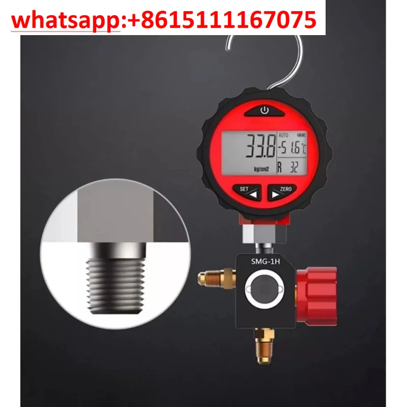 Elitech PG-30 Digital Refrigerant Pressure Gauge HVAC Air Condition Service Tester 500PSI