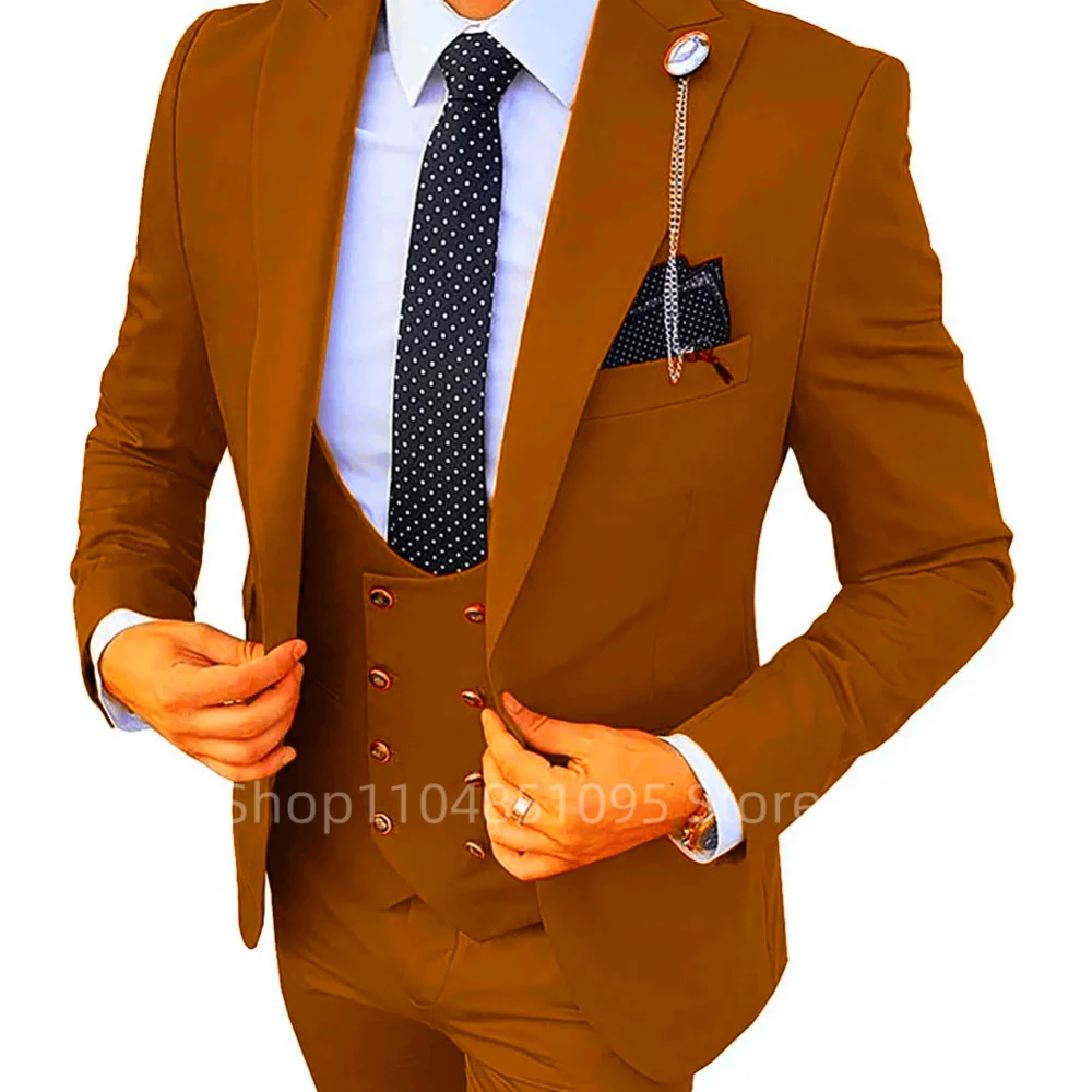 

3 peças, moda slim fit, padrinhos, smoking, casamento formal_negócios, jaqueta + colete + calças pa