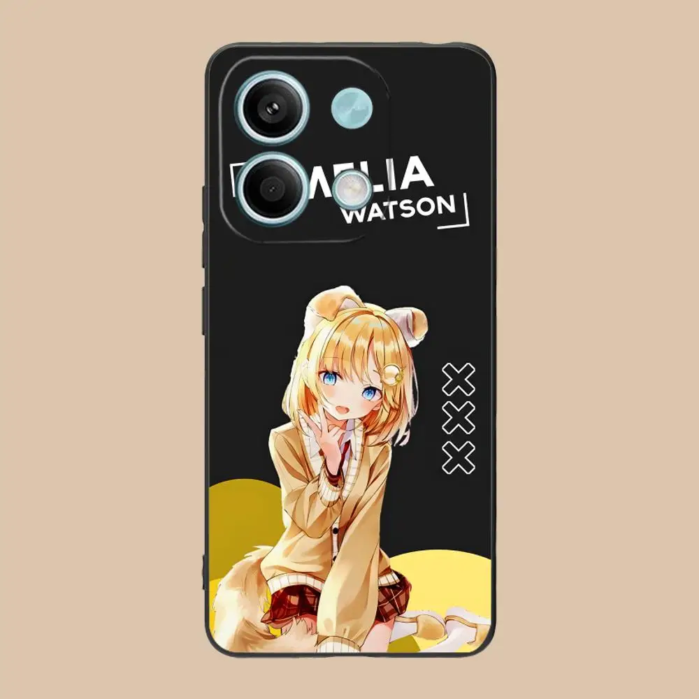 أنيمي أميليا واتسون جراب هاتف ل POCO M6 M5 M4 M3 X7 X6 X5 X4 X3 F6 F5 F4 Pro GT 5G الطباعة الملونة واقية غطاء جميل #6