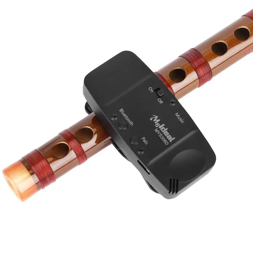 

Wireless Pickup With Bluetooth-compatible Function For Flute Xiao Cucurbit Flute Wind Instruments Music Amplifier