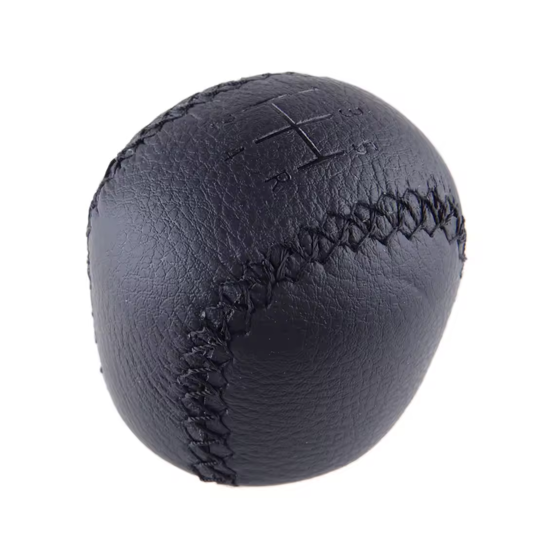 Black 5 Speed Gear Stick Shift Knob PU Leather Fit for Saab 95 9-5 1998-2003 2004 2005 2006 2007 2008 2009 2010 2011 4777074 New