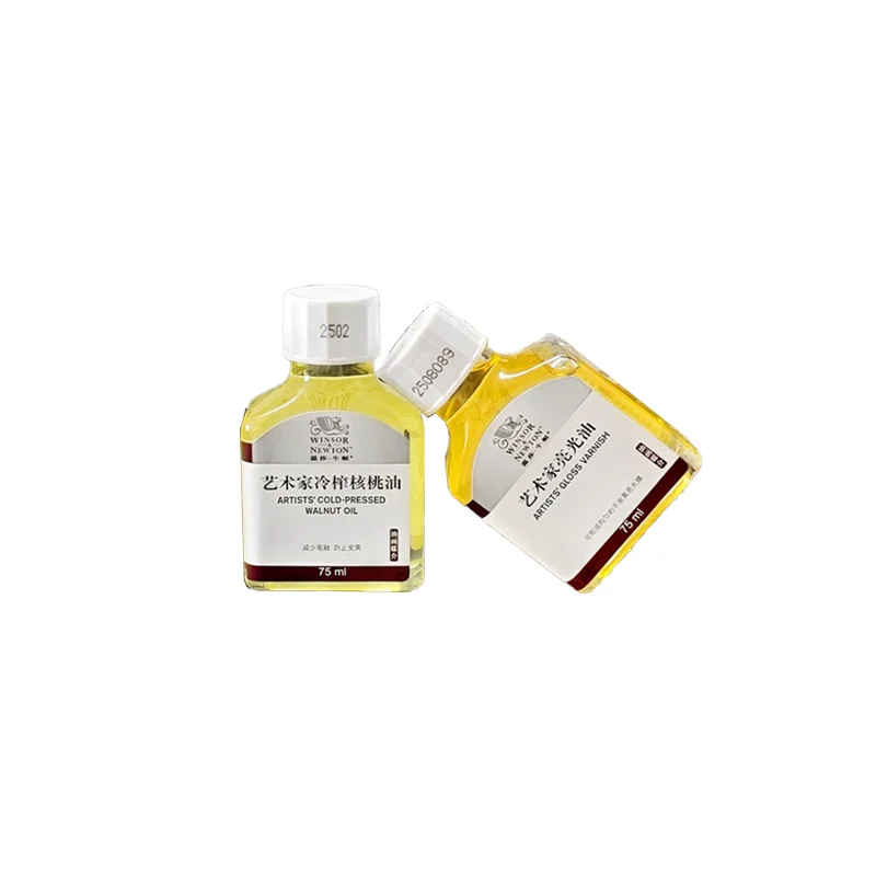 75/500 مللي لوحة زيتية متوسطة التجفيف السريع مزج الزيت أرق مشرق القرطم الكتان الجوز النفط مزيج الصباغ حماية اللوحات #6