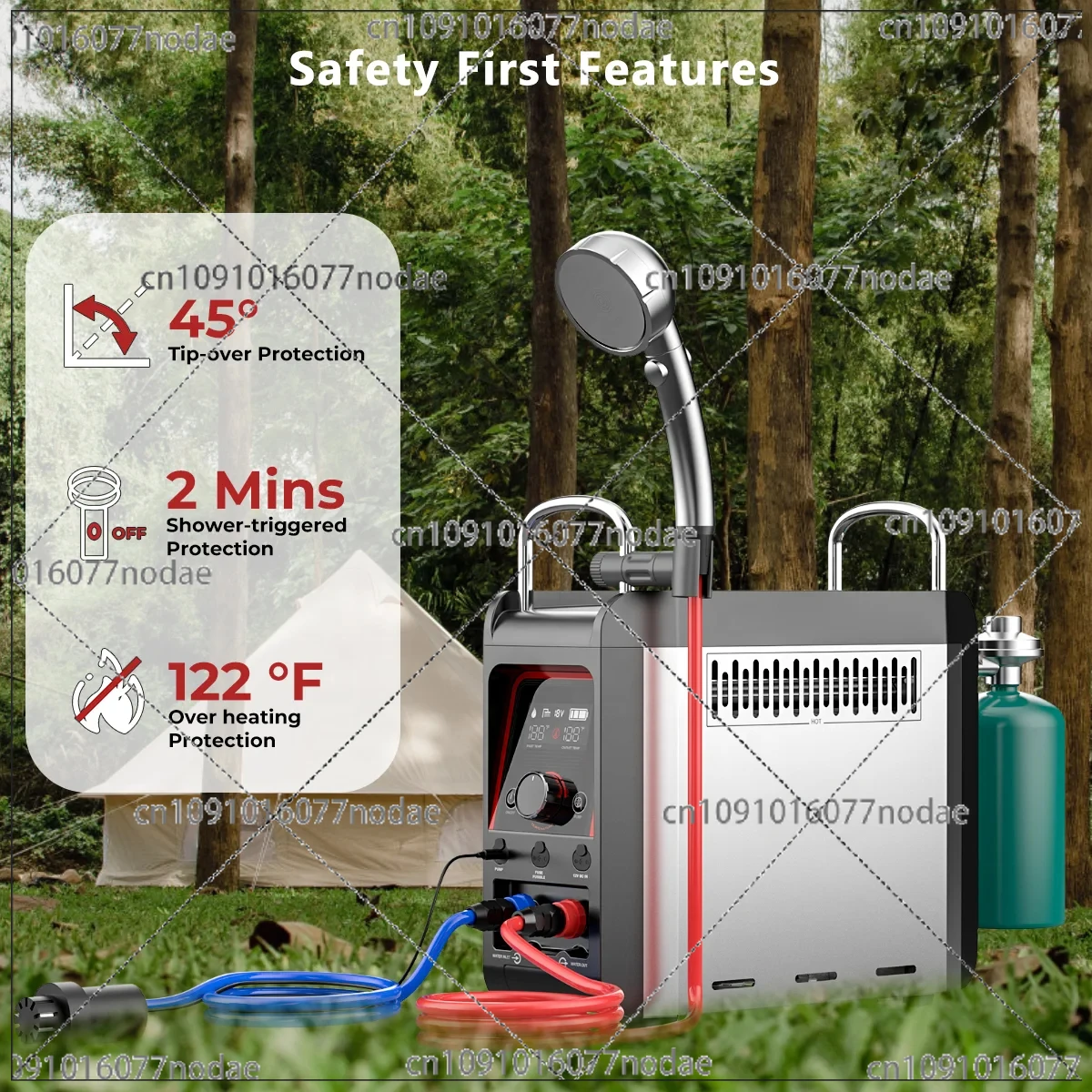 Outdoor Camping Rv Wholesale Portable Competitive Price Attractive Design Propane Tankless Heat Pump Gas Water Heater Geyser