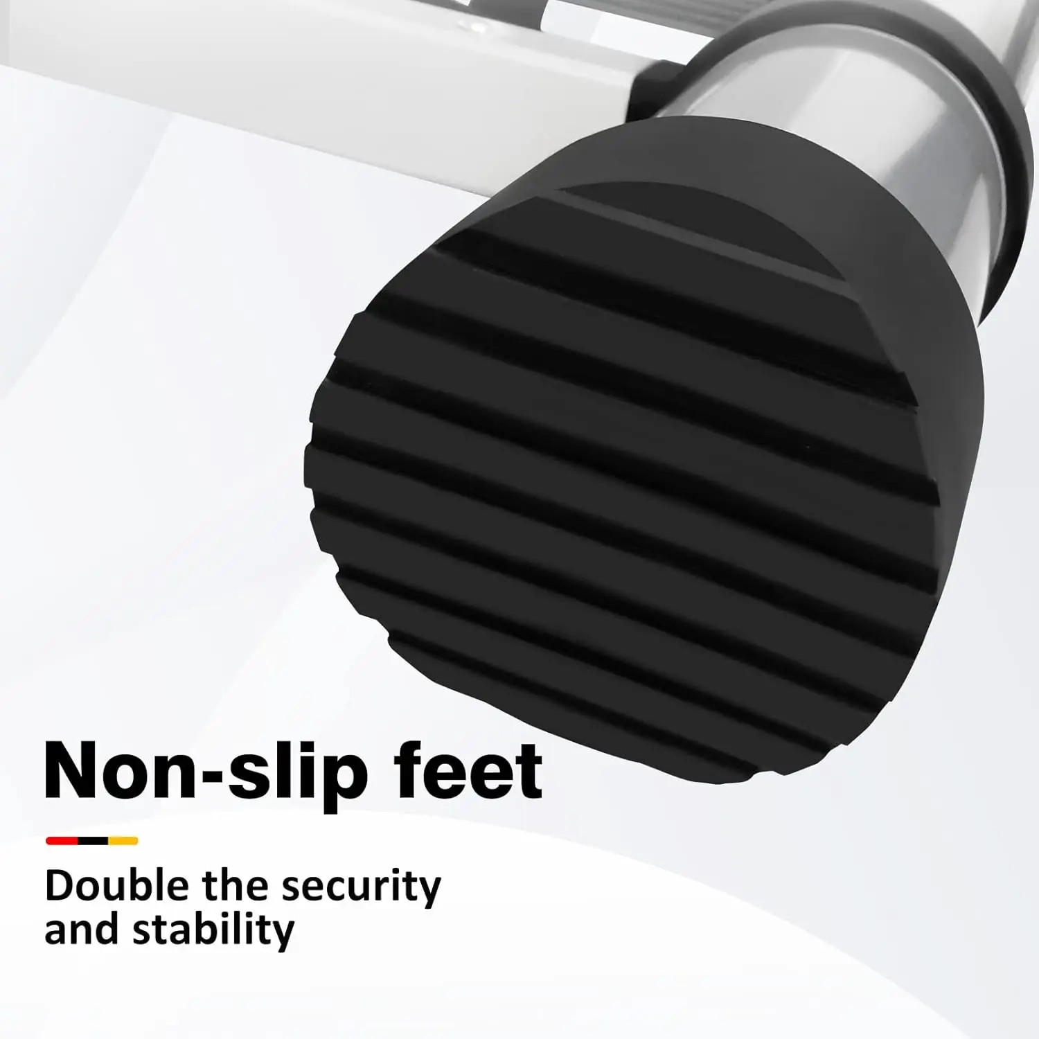 4.4 م/5 م سلم متداخل الأجزاء الفولاذ المقاوم للصدأ الثقيلة للتمديد لوفت سلم متداخل الأجزاء ارتفاع قابل للتعديل مع السنانير للانفصال