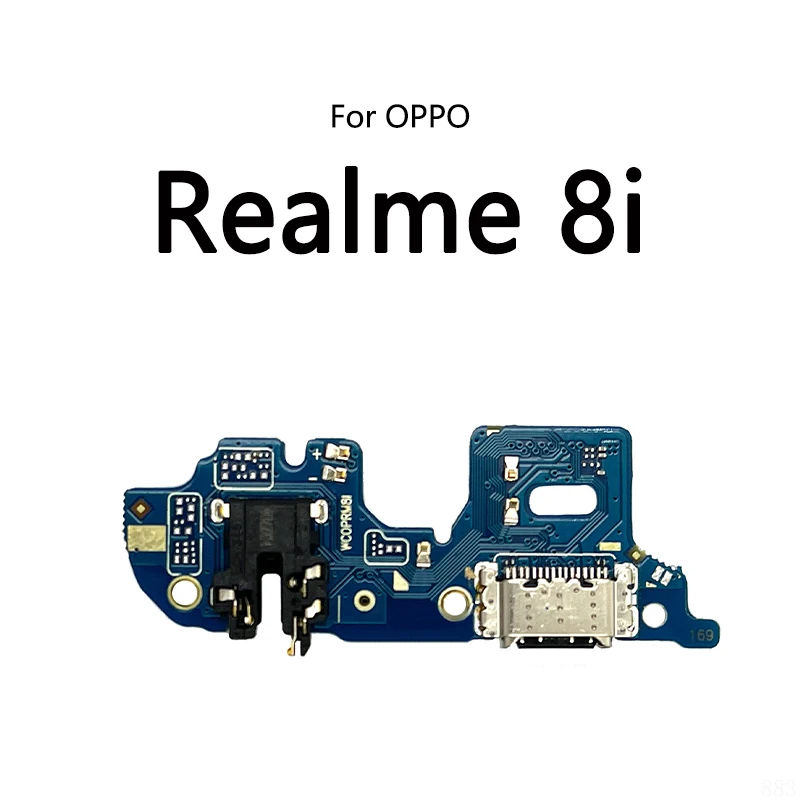 USB Charge Dock Port Socket Jack Connector Flex Cable For OPPO Realme 7 Pro 7i 8i 8 4G 5G 8S 9i Charging Board Module