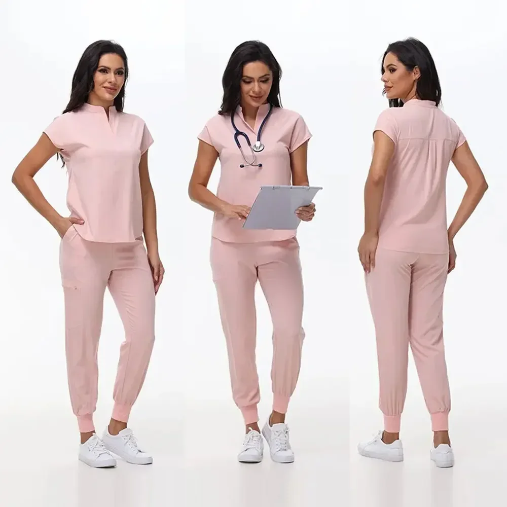 Uniformes de trabajo de salón de belleza para mascotas, trajes de servicios de salud de manga corta, ropa de trabajo de limpieza cómoda, salón de belleza