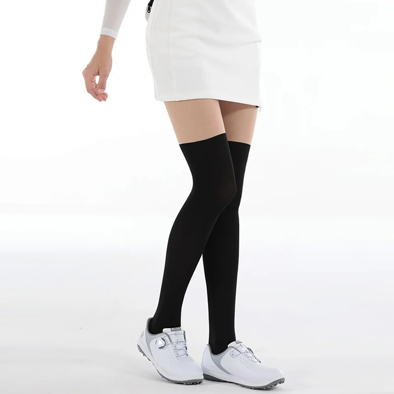Pgm Anti-UV Stockings Women Golf Stockings Breathable Patchwork Legs Anti-Sweat Summer Spring Thin Pantyhose Sun-Protection