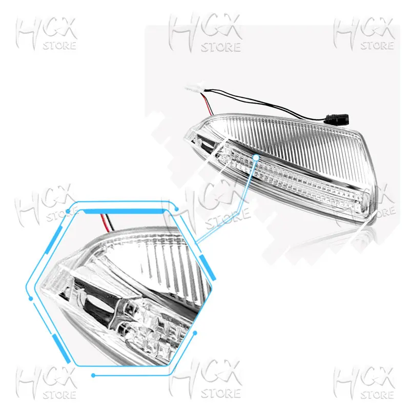 A1649061300 A1649061400 Side Rearview Mirror Turn Signal Lights For Mercedes-Benz ML W164 2008-2010 GL X164 LCI 2009-2010 view 2