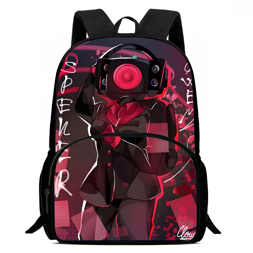 Ransel Anak Laki-laki dan Perempuan Hadiah Ulang Tahun Siswa Tas Sekolah Toilet Skibidi Anak Ransel Berkemah Tahan Lama Kapasitas Besar