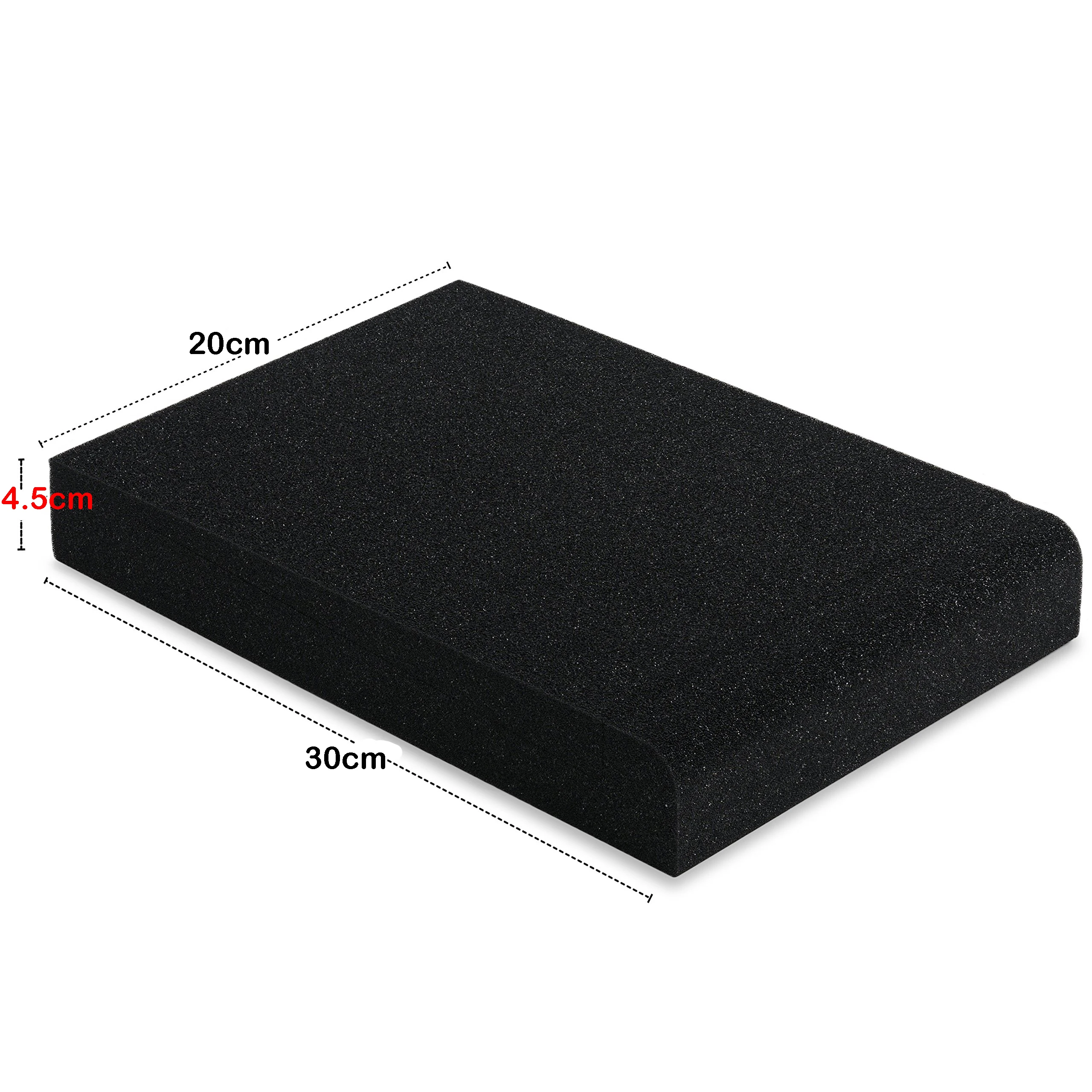 30x17x4CM/300x200x4.5CM Soundproof Foam Studio Monitor Speaker Acoustic Isolation Foam Isolator Pad for Recording Studios KTV