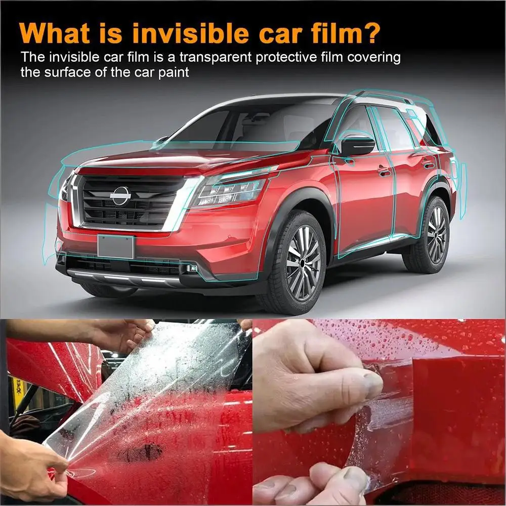 

8.5Mil TPU Scratch-resistant Car Paint Protection Film For Nissan Pathfinder 2022-2025 Car Body Transparent Bra Per-cut PPF Kit