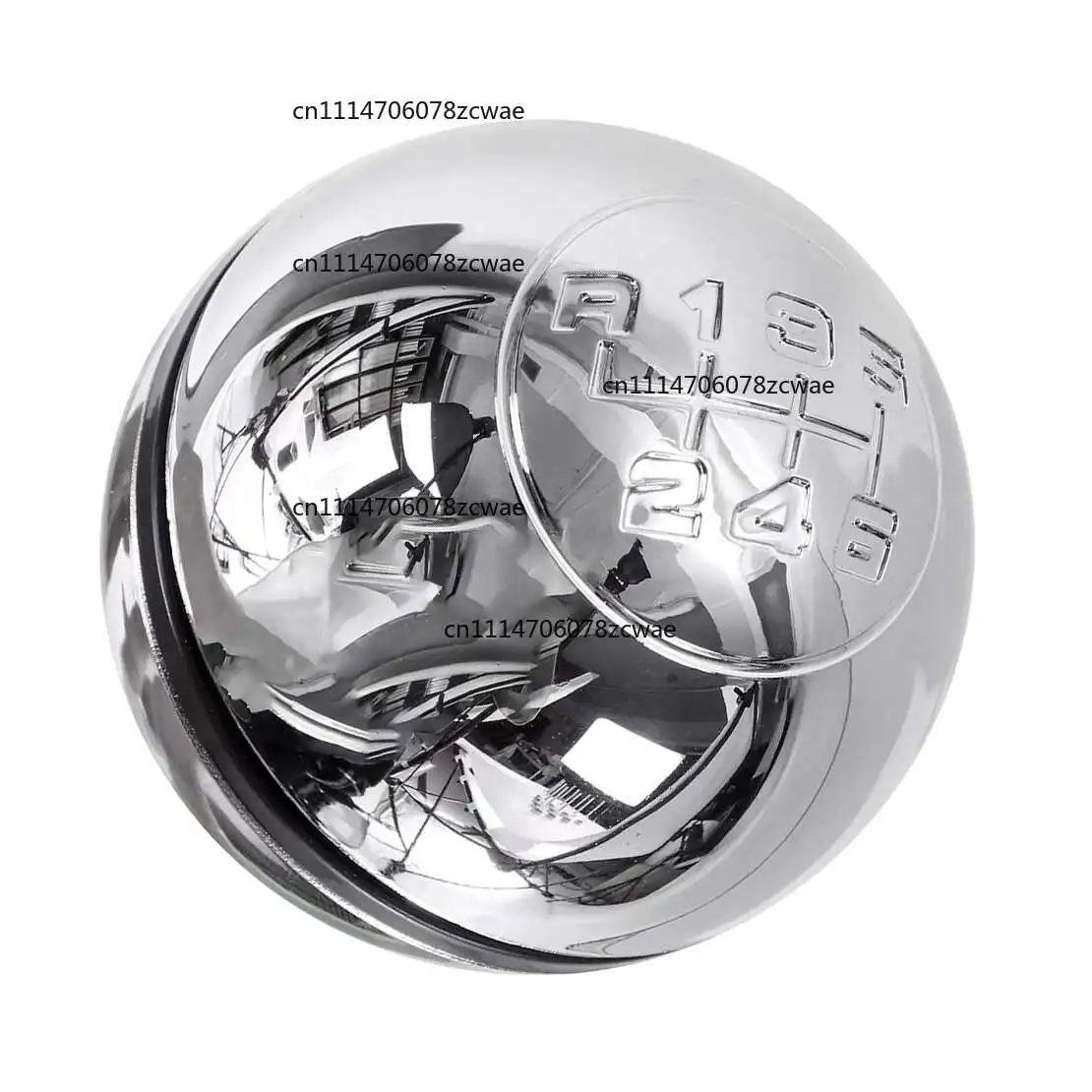 ZOCI-Car Chrome 6 Speed Gear Stick Shift Knob Shifter Lever Head 50294565 55346345 Fit for Alfa Romeo Giulietta 2010+