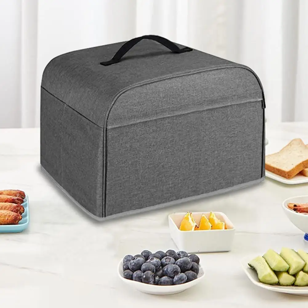 Capa para grelha interna, lavável à máquina, anti-arranhões, à prova d'água, poeira, churrasqueira, com bolsos com zíper para casa