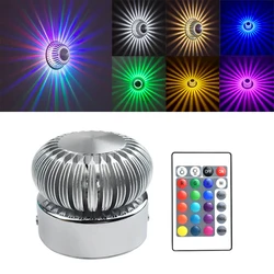 3W Creative LED Wall Lights Lantern AC85-220V RGB Corridor Light Surface Concealed Installtion Indoor Background Decor Lights