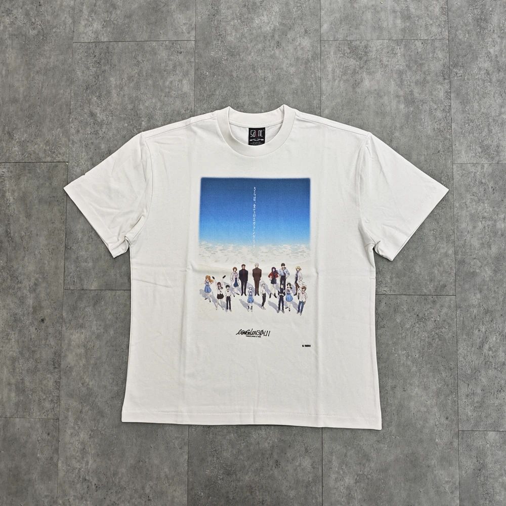 

Yao Fashion Saint OF Michael 25SS Classic Animation Joint Design Harajuku Y2k Oversize Vintage Streetwear Men Tee Tops T Shirt