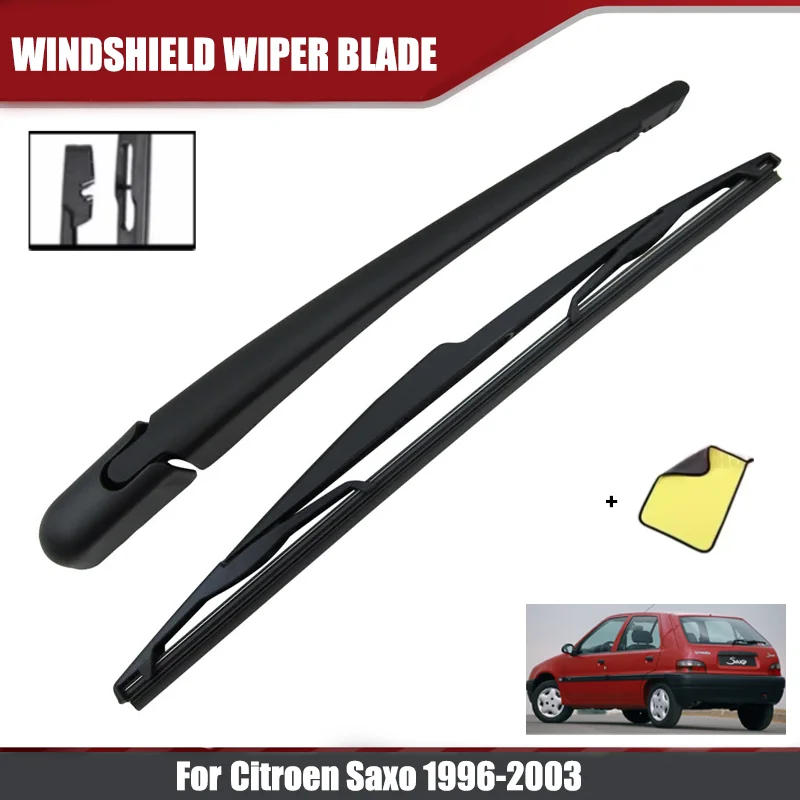 Heckscheibenwischerarm-Set für Citroen Saxo 1996-2003 Heckscheibenwischerarm Gummiblattbürste