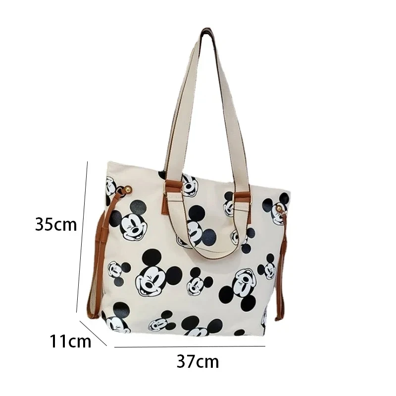 Disney Crossbody Bag for Women Large Capacity Tote Mickey Mouse Shoulder Bag  Luxury Handbags Canvas  Ladies Handbags