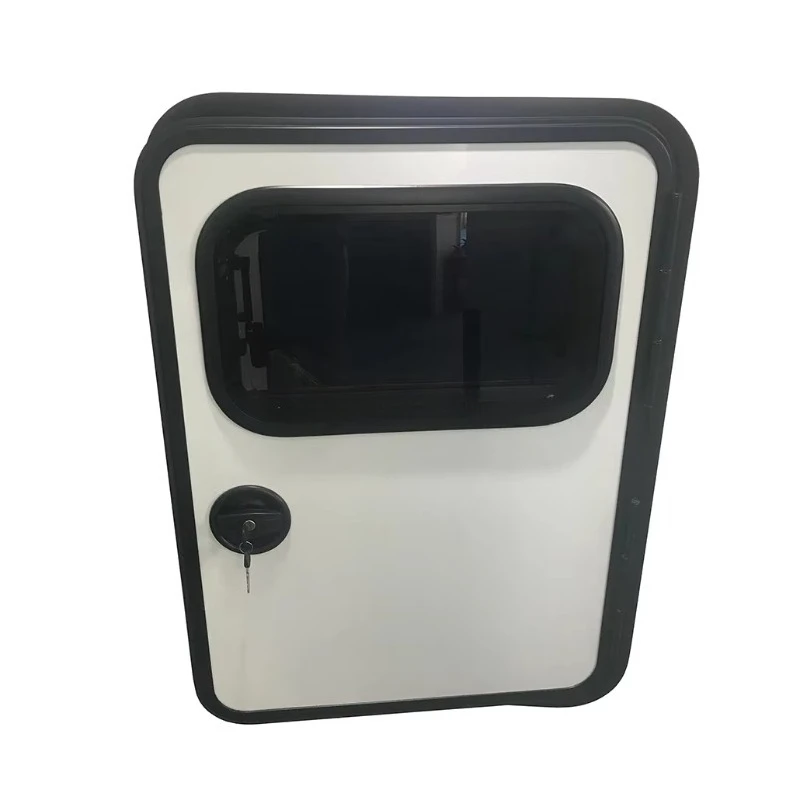 Motorhome  Trailer Teardrop Aluminum Caravan Door Frame Camper Small RV Entry Door With Windows