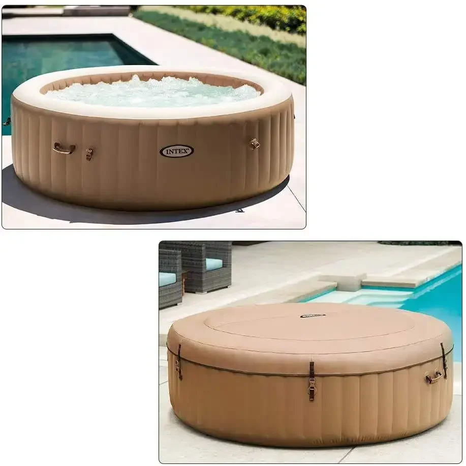 INTEX 28428 size 216X71cm 6 Person Pure SPA massage Inflatable hot tub Spa swimming pool with hard water system