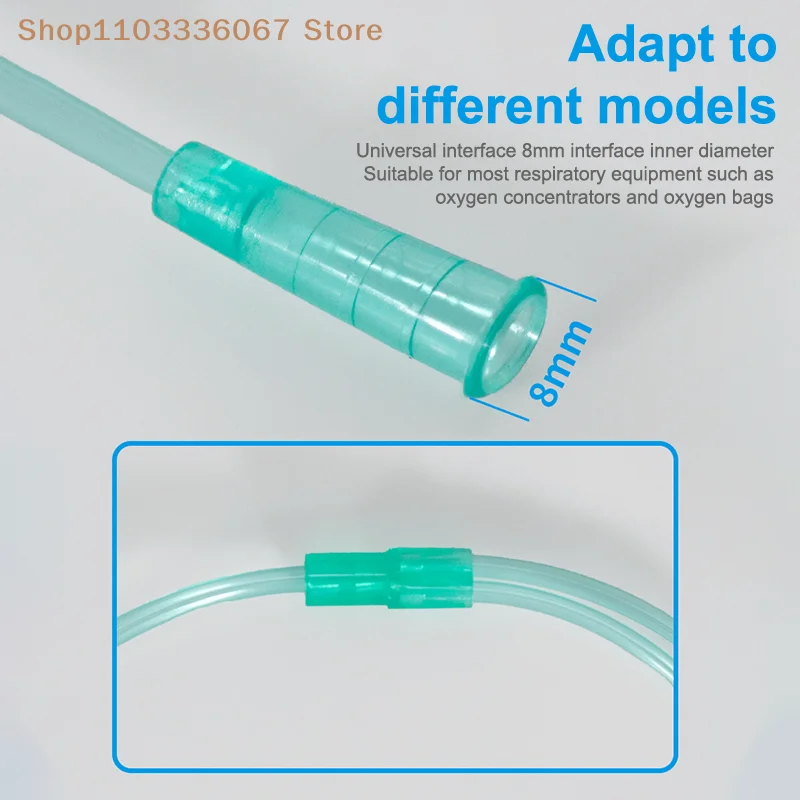1.5/2/3/5m Nasal Cannula Double Stuffy Nose Tubing Disposable Oxygen Tubes Plastic Nasal Tube Nasal Oxygen Tubes Nasal Tubing