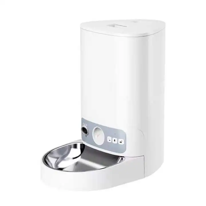 

Wholesale Hot Selling Smart Wifi Remote Control Pet Feeder with Camer Automatic Dog Pet Bowls Food Feeder 2.5L