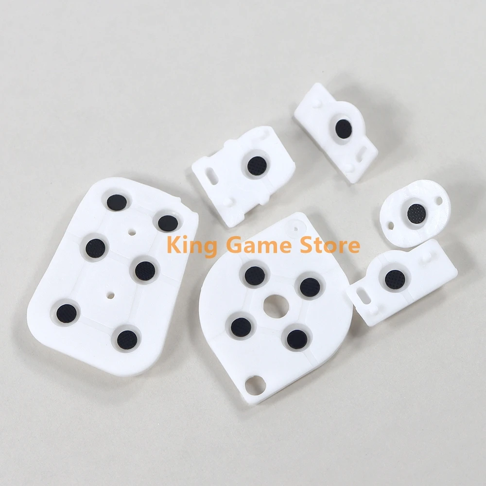 1 Juego de repuesto para controlador N64, Joy Pad, botón conductor, almohadilla de silicona para piezas de reparación de goma N 64 N64