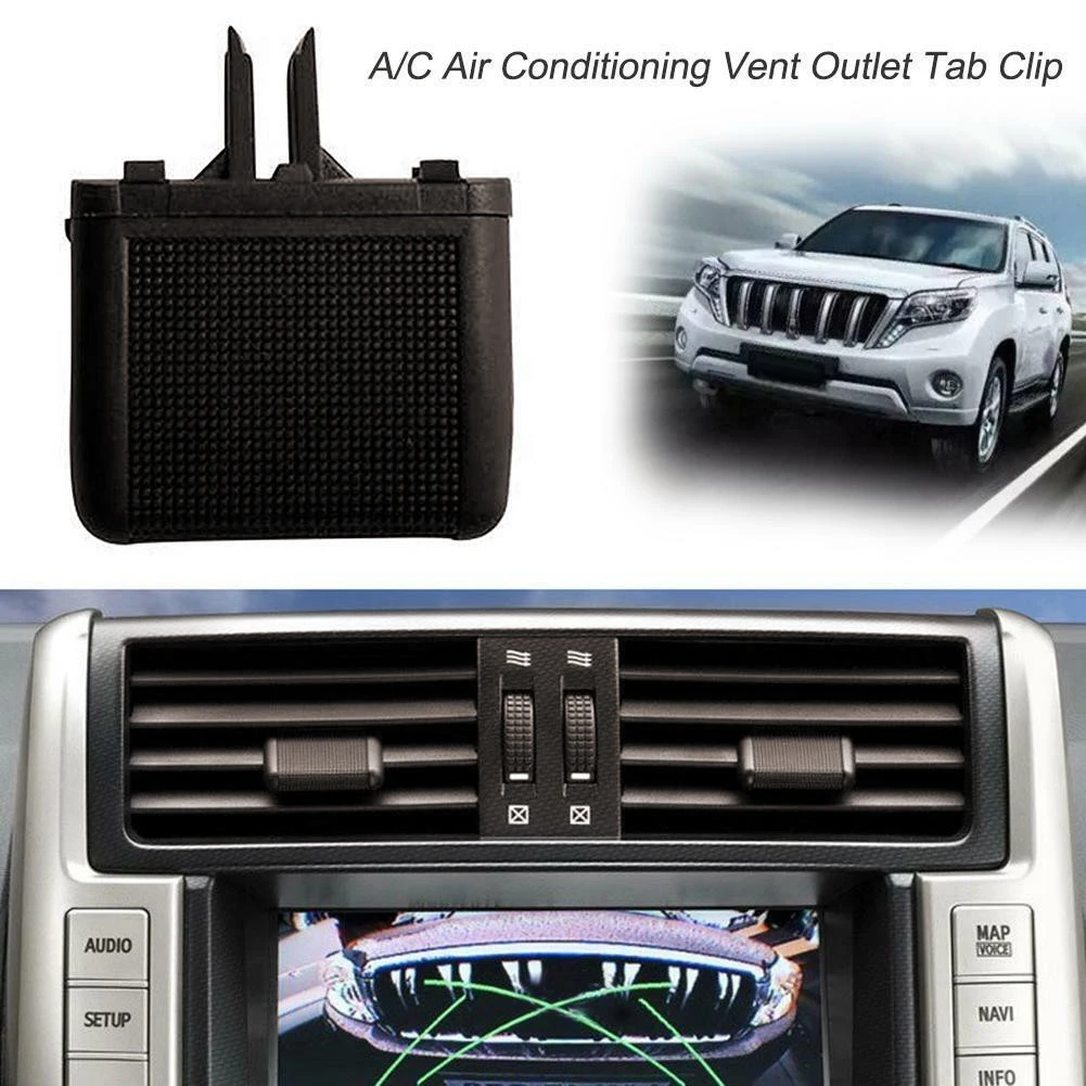 Front A/C Air Conditioner Vent Outlet Tab Clip Fit For Toyota Prado LC/FJ150 2010-2017 Automobiles Interior Mouldings