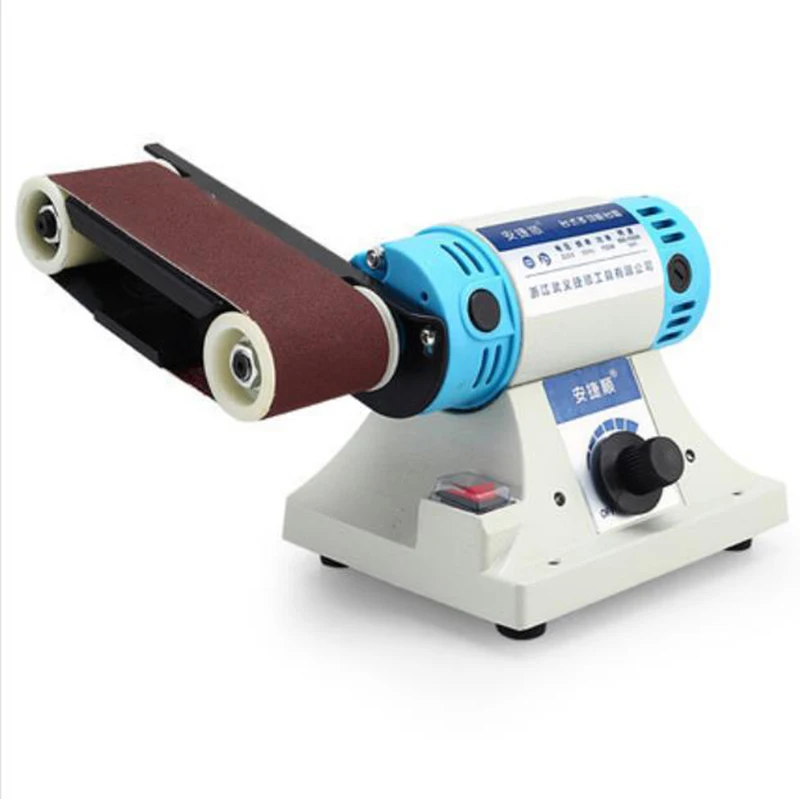 220V Multifunctional Polishing Machine Electric Belt Sander Woodworking Metal Table Drilling Grinding Machine Cutter 750W